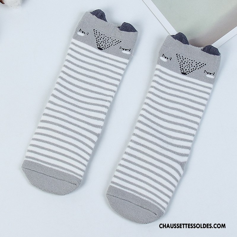 Chaussettes Longues Fille Le Nouveau L'automne Long Stock Renforcé Hiver Bébé Rose