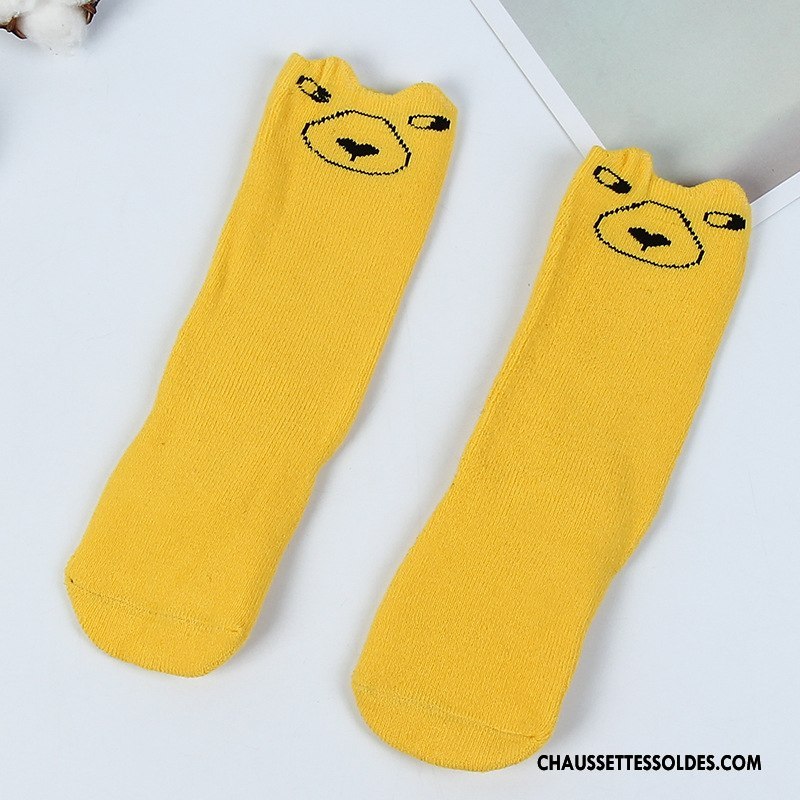 Chaussettes Longues Fille Le Nouveau L'automne Long Stock Renforcé Hiver Bébé Rose