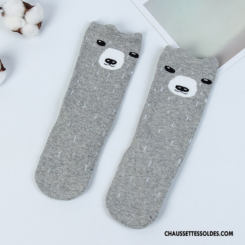 Chaussettes Longues Fille Le Nouveau L'automne Long Stock Renforcé Hiver Bébé Rose