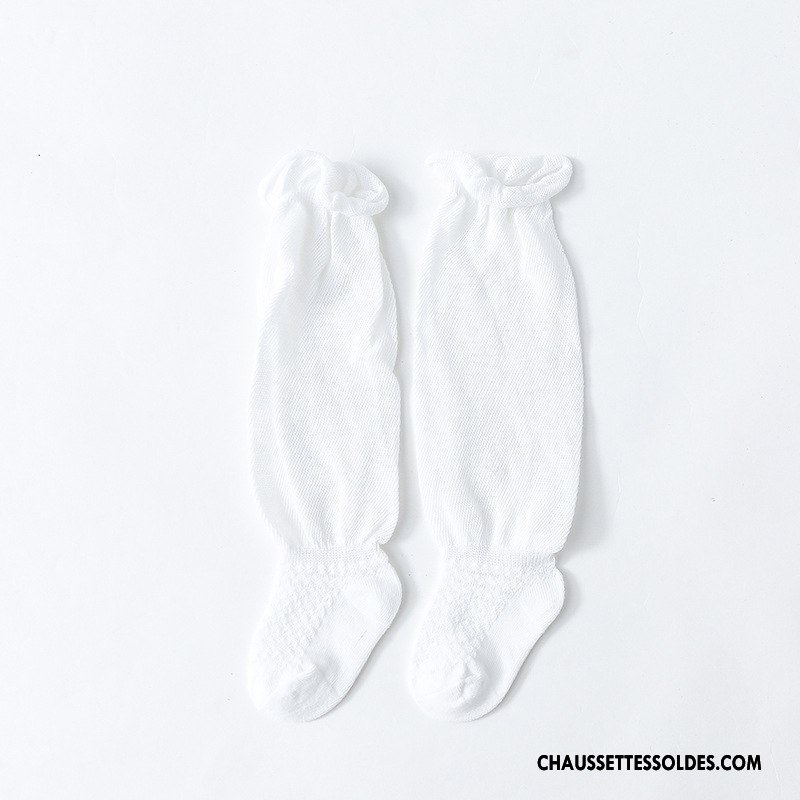 Chaussettes Longues Fille Long Stock Bouche Libre Très Mince Nouveau Bébé Le Nouveau Bleu