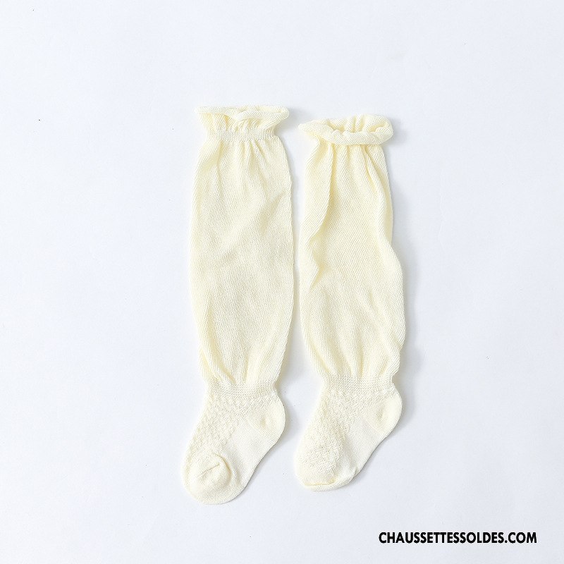 Chaussettes Longues Fille Long Stock Bouche Libre Très Mince Nouveau Bébé Le Nouveau Bleu