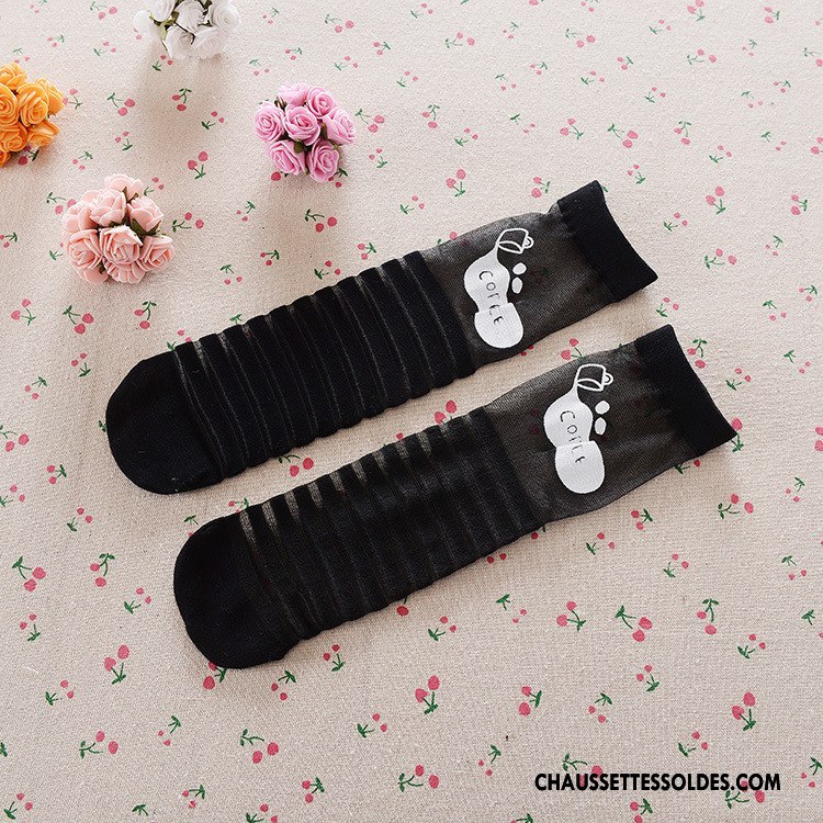 Chaussettes Longues Fille Long Stock Bébé Bouche Libre Le Nouveau Enfant Femme Pure Blanc