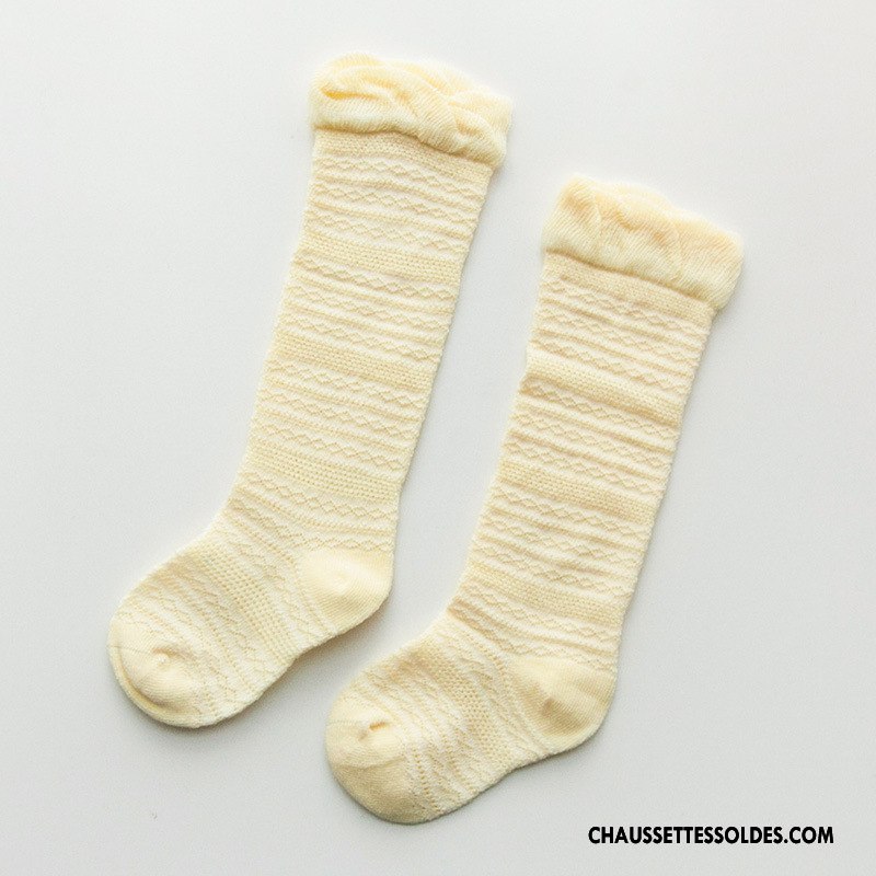 Chaussettes Longues Fille Légère Enfant Le Nouveau Coton Bio Long Stock 100% Coton Bleu