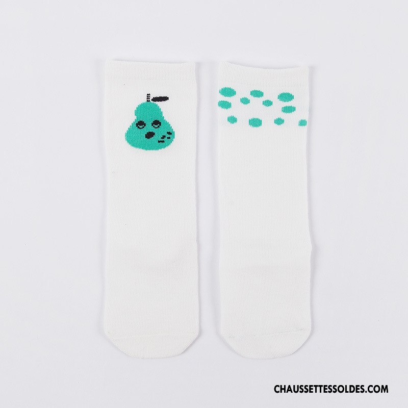 Chaussettes Longues Fille Milieu Charmant Bébé Antidérapant Enfant L'automne Gris