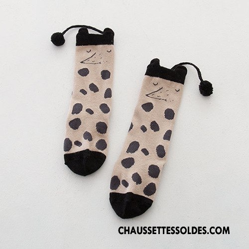 Chaussettes Longues Fille Milieu Femme L'automne Le Nouveau Enfant Printemps Marron