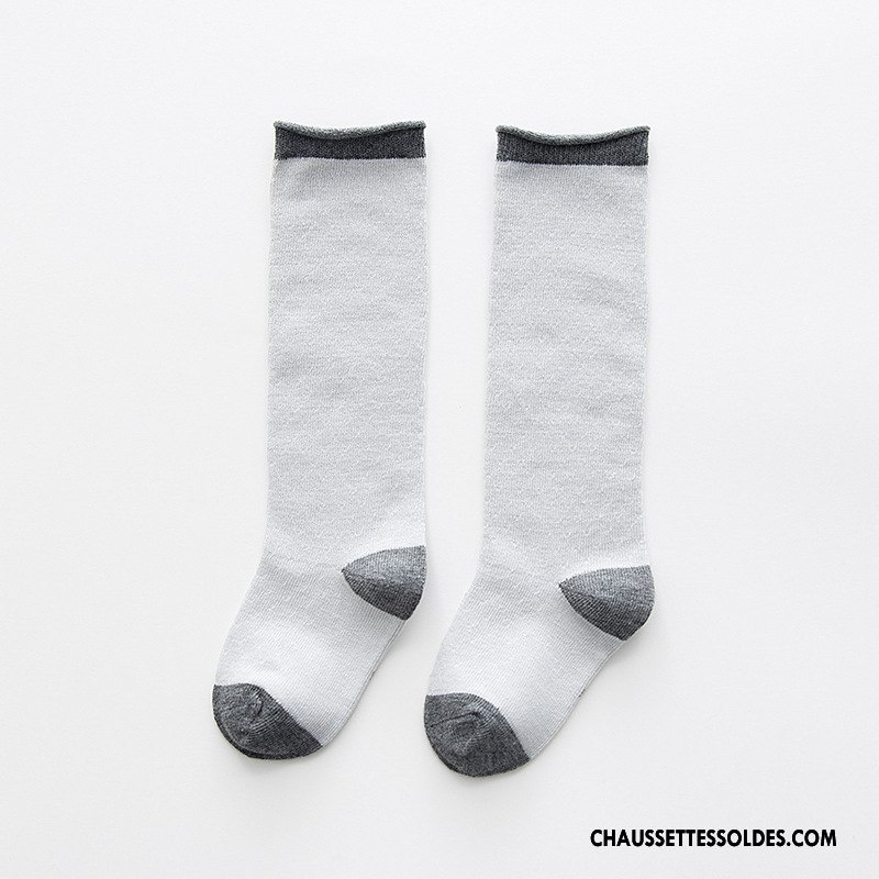 Chaussettes Longues Fille Nouveau Bébé Dessin Animé Chaussettes En Coton Printemps Dimensionnel Jaune
