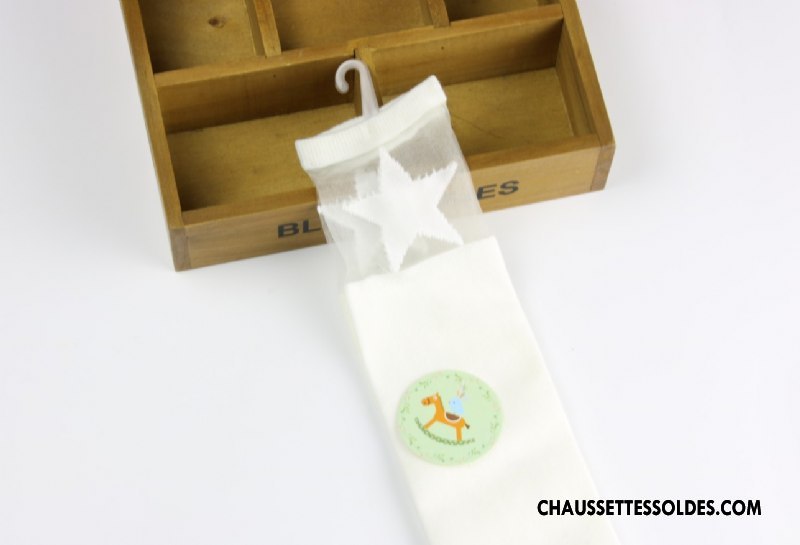 Chaussettes Longues Fille Nouveau Enfant Tendance Dentelle Milieu Épissure Noir