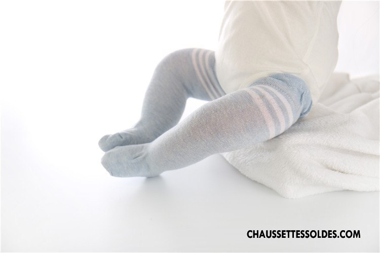 Chaussettes Longues Fille Printemps Coton Bio L'automne Bébé Le Nouveau 100% Coton Rose