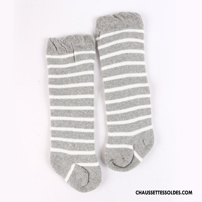 Chaussettes Longues Fille Renforcé Bébé Le Nouveau Terry L'automne Coton Bio Rose