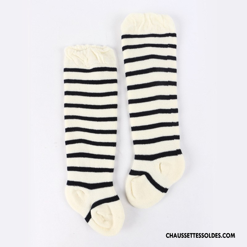 Chaussettes Longues Fille Renforcé Bébé Le Nouveau Terry L'automne Coton Bio Rose
