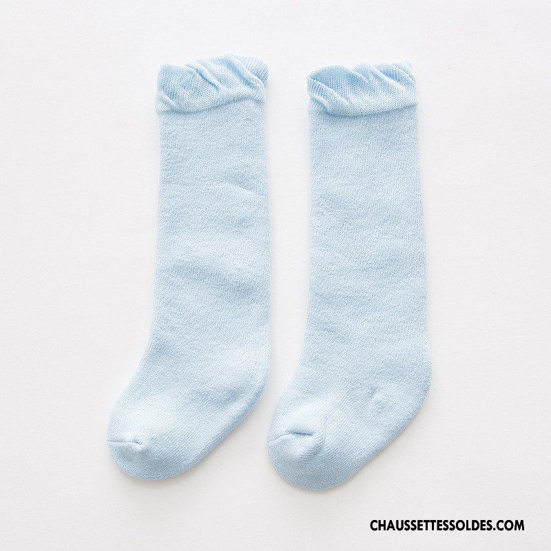 Chaussettes Longues Fille Thermiques Bébé Nouveau Hiver Milieu Enfant Blanc
