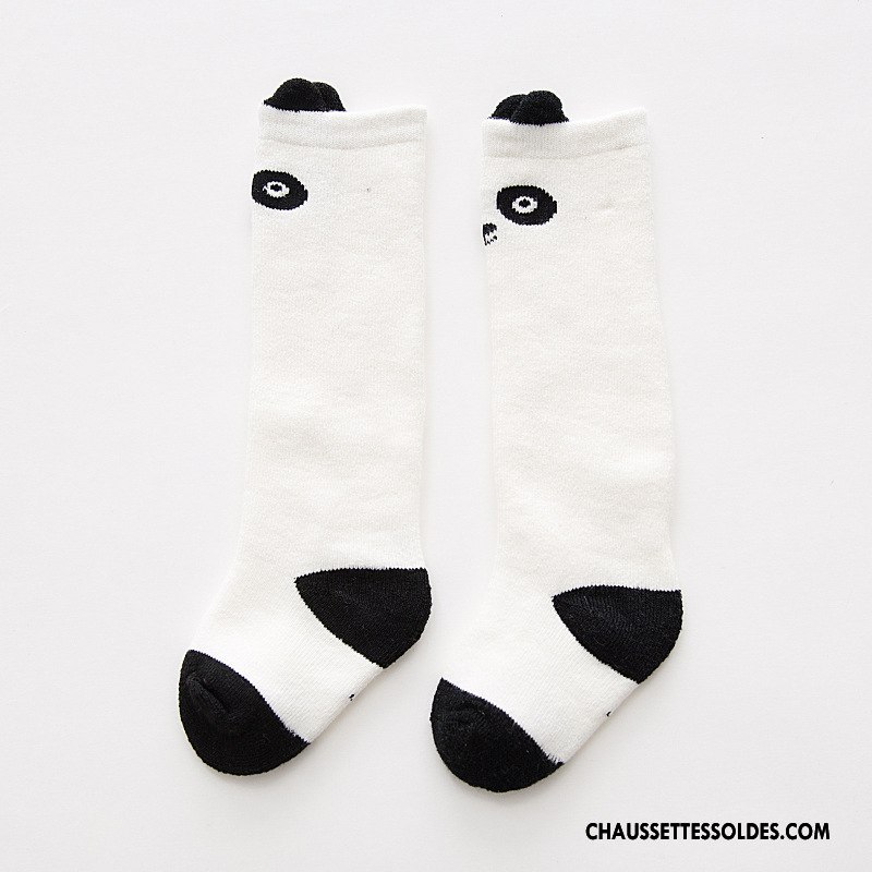 Chaussettes Longues Fille Thermiques Bébé Nouveau Hiver Milieu Enfant Blanc