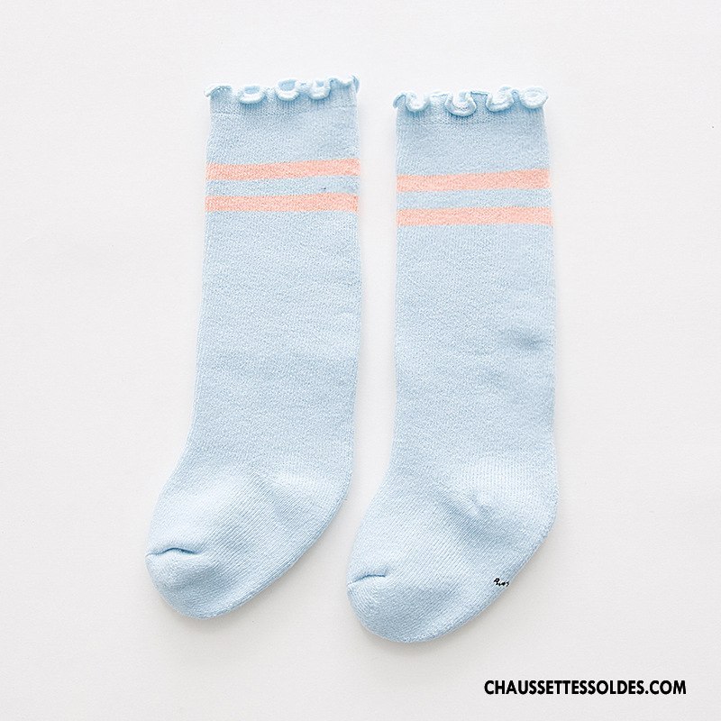 Chaussettes Longues Fille Thermiques Bébé Nouveau Hiver Milieu Enfant Blanc