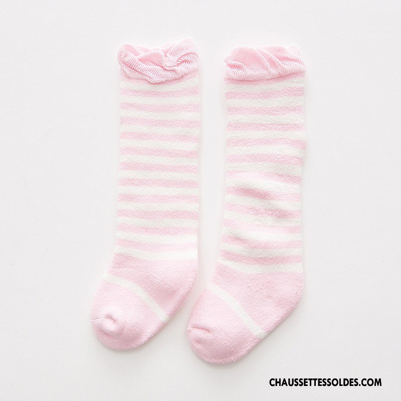 Chaussettes Longues Fille Thermiques Bébé Nouveau Hiver Milieu Enfant Blanc
