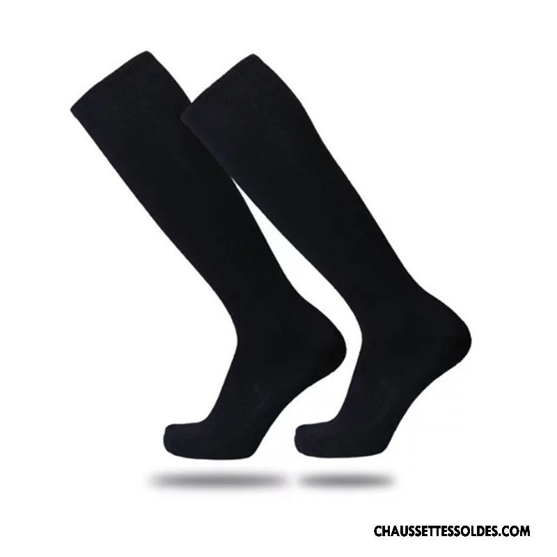 Chaussettes Longues Homme Absorber La Sueur Haute Anti-odeur Antidérapant Plaine Adulte Pure Vert