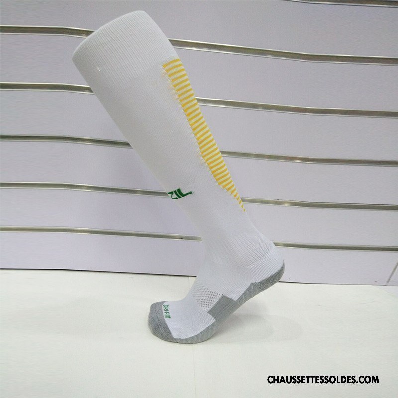 Chaussettes Longues Homme Absorber La Sueur Long Stock Mouvement Serviette Antidérapant Respirant Jaune