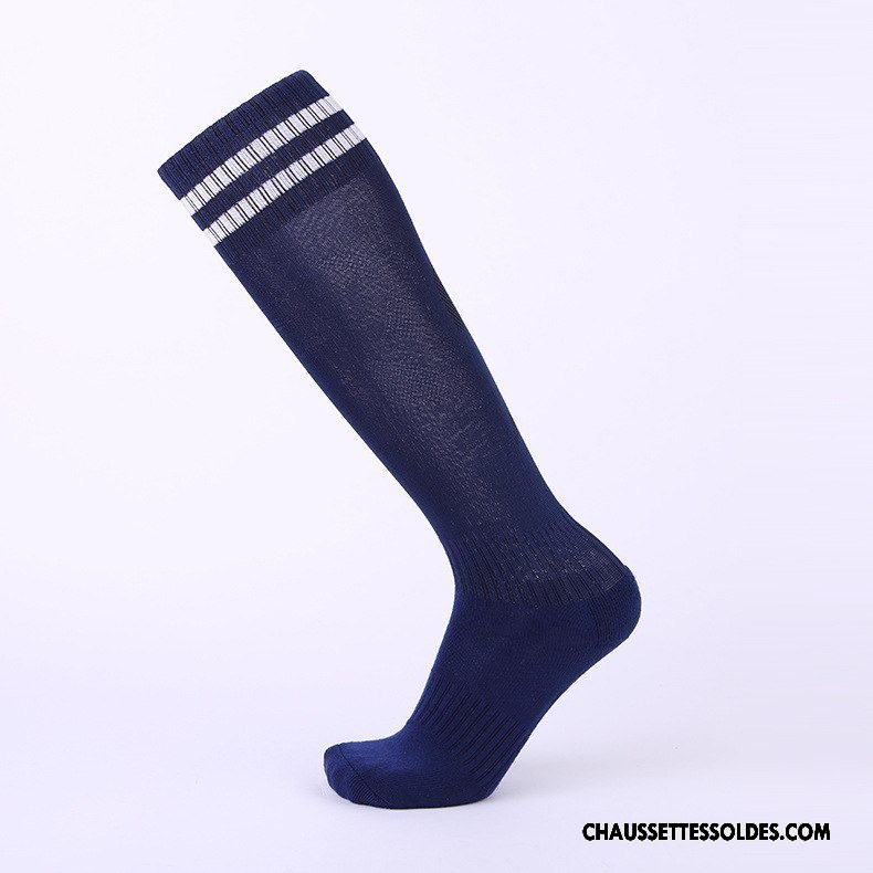 Chaussettes Longues Homme Absorber La Sueur Mouvement Serviette Long Stock Renforcé Respirant Noir