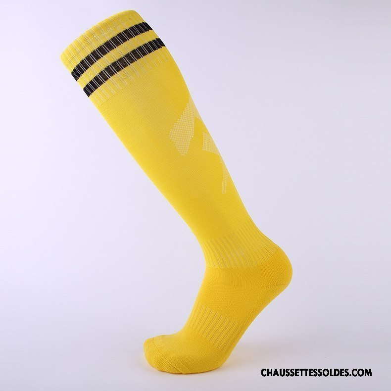 Chaussettes Longues Homme Absorber La Sueur Mouvement Serviette Long Stock Renforcé Respirant Noir