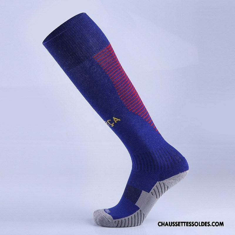 Chaussettes Longues Homme Absorber La Sueur Mouvement Élastique Serviette Antidérapant Porter Violet