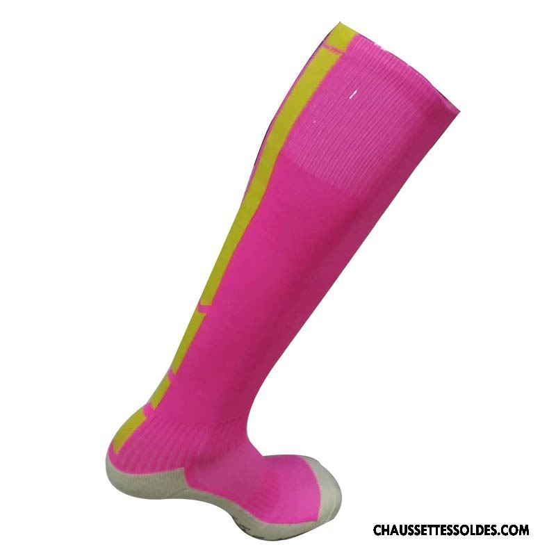 Chaussettes Longues Homme Absorber La Sueur Porter Antidérapant Long Stock Silicone Renforcé Rose
