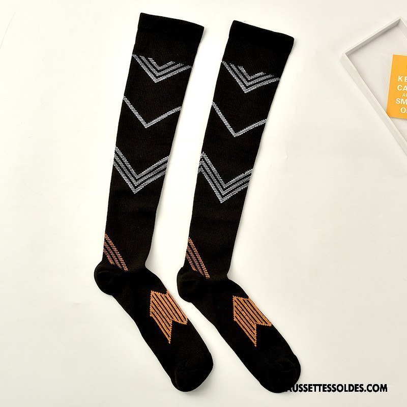 Chaussettes Longues Homme Absorber La Sueur Élastique Respirant Le Nouveau Mouvement Bleu
