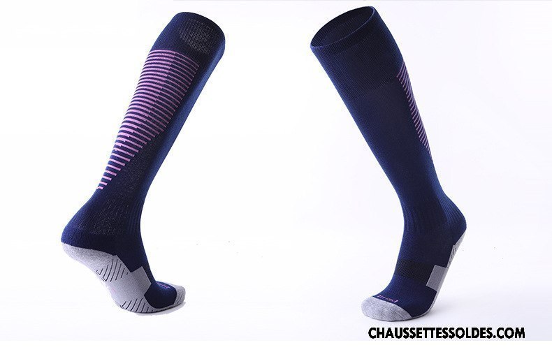 Chaussettes Longues Homme Adulte Absorber La Sueur Long Stock Rayé Antidérapant Mouvement Vert
