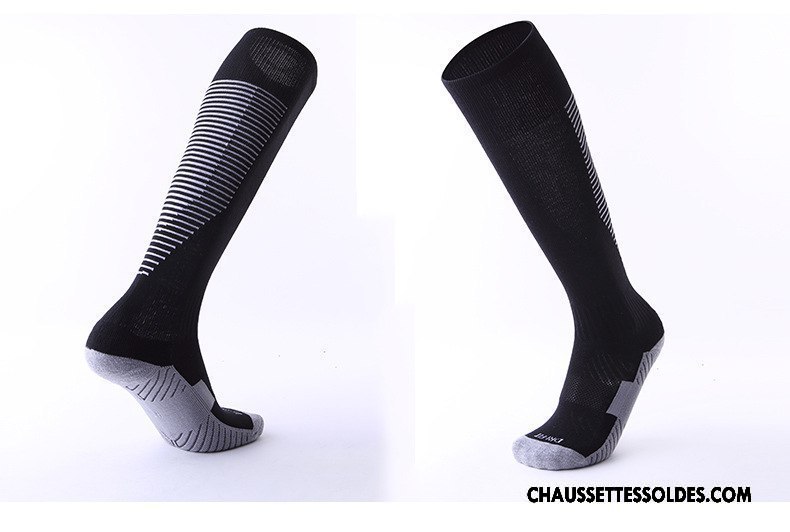 Chaussettes Longues Homme Adulte Absorber La Sueur Long Stock Rayé Antidérapant Mouvement Vert