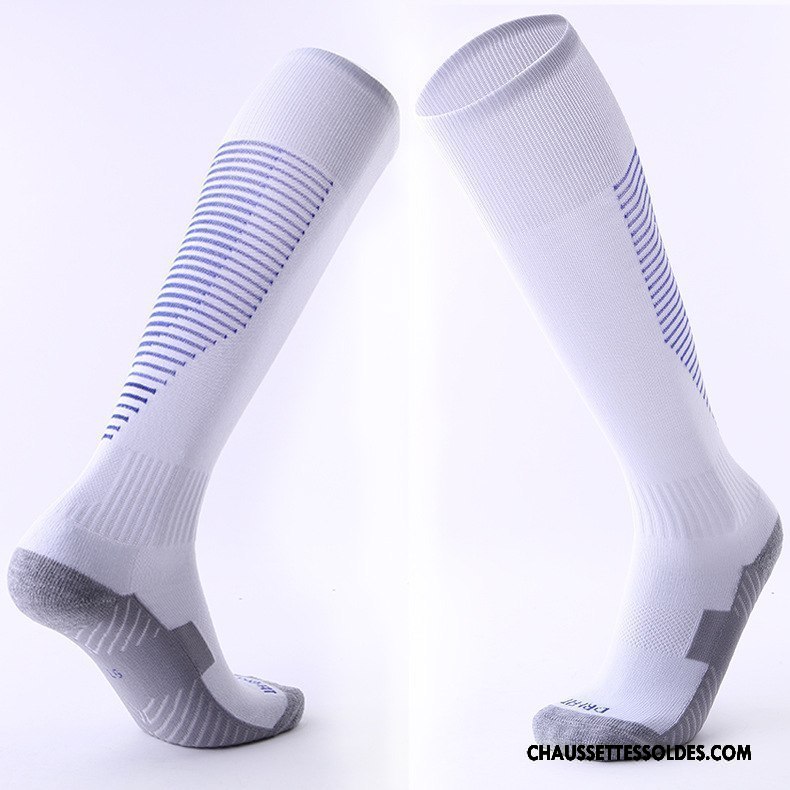 Chaussettes Longues Homme Adulte Absorber La Sueur Long Stock Rayé Antidérapant Mouvement Vert
