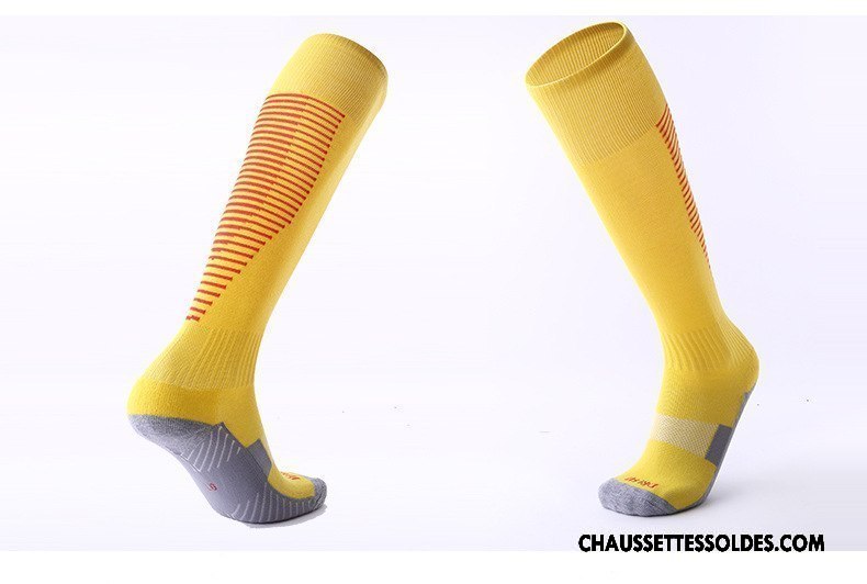 Chaussettes Longues Homme Adulte Absorber La Sueur Long Stock Rayé Antidérapant Mouvement Vert