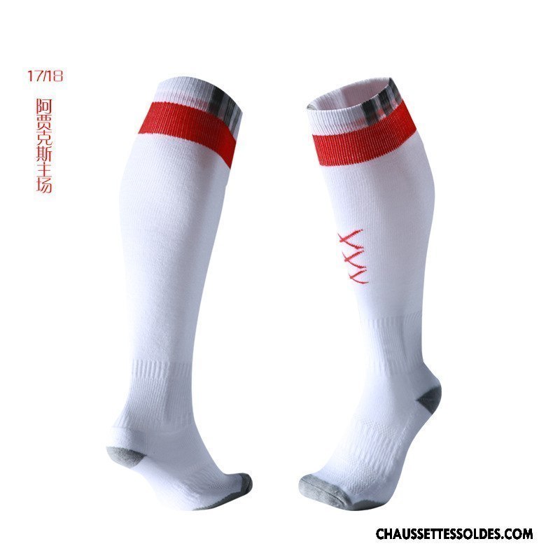Chaussettes Longues Homme Adulte Mouvement Serviette Renforcé Long Stock Blanc