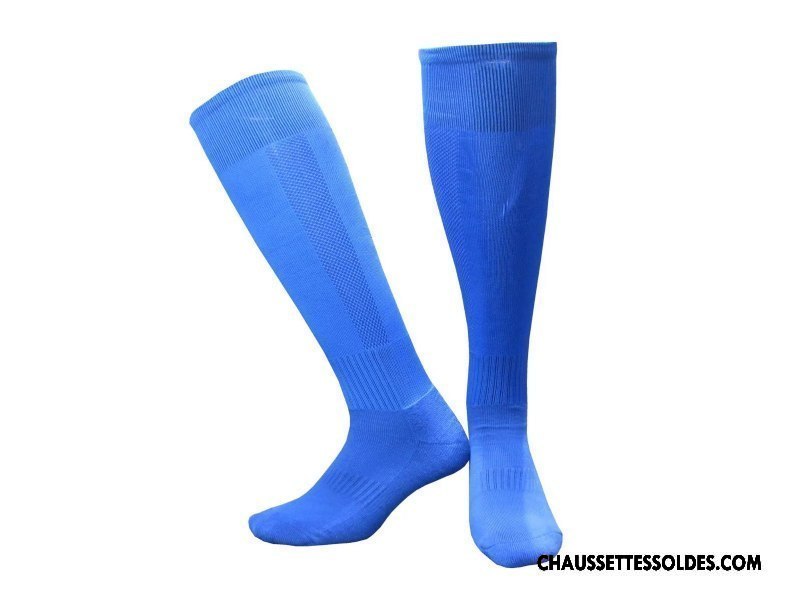 Chaussettes Longues Homme Adulte Serviette Matelassé Printemps Respirant Mouvement Bleu