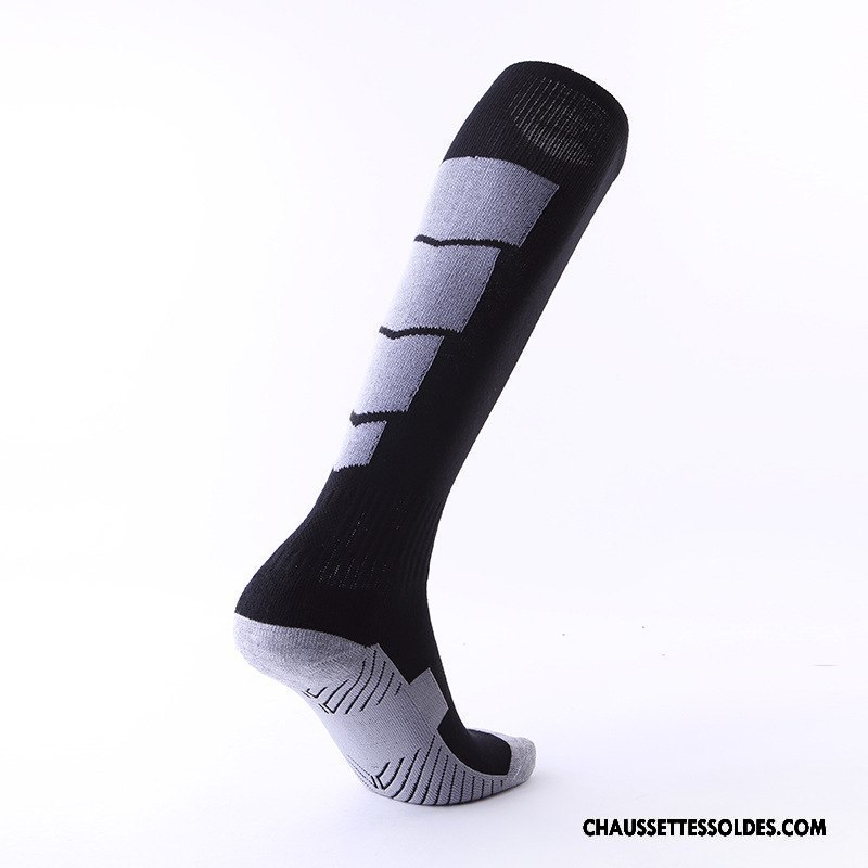 Chaussettes Longues Homme Antidérapant De Plein Air Renforcé Absorber La Sueur Mouvement Terry Blanc