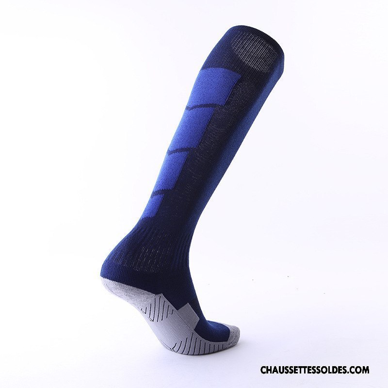 Chaussettes Longues Homme Antidérapant De Plein Air Renforcé Absorber La Sueur Mouvement Terry Blanc