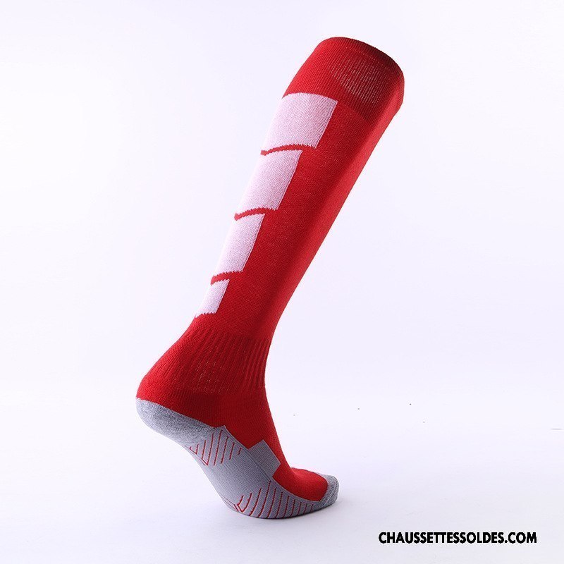Chaussettes Longues Homme Antidérapant De Plein Air Renforcé Absorber La Sueur Mouvement Terry Blanc