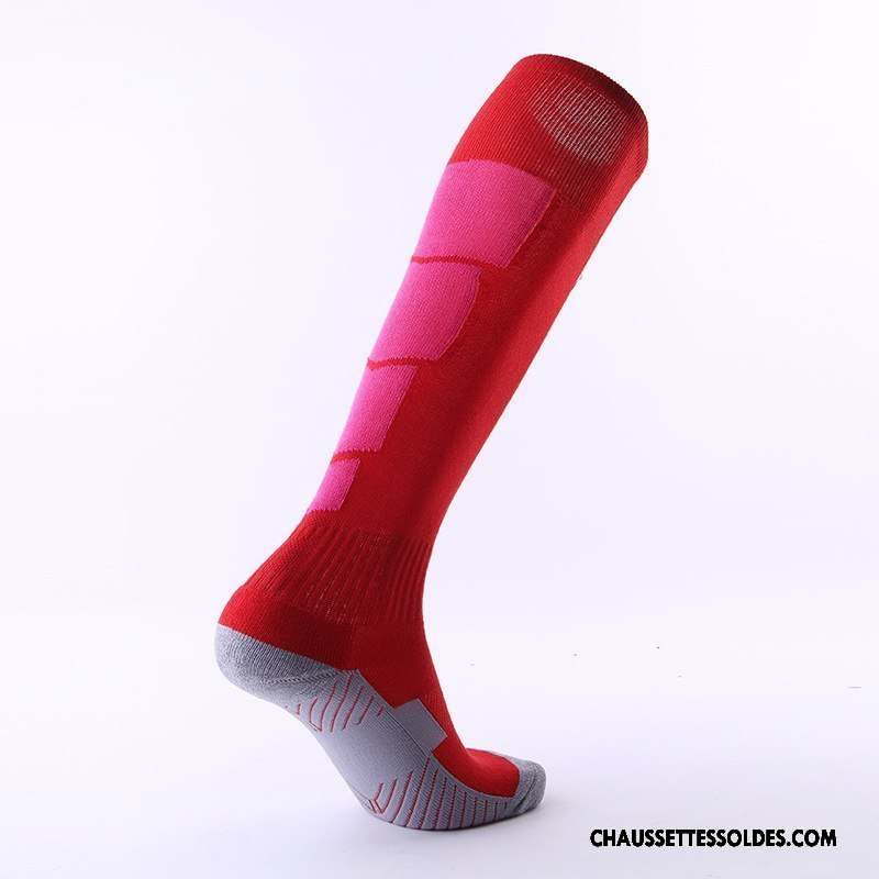 Chaussettes Longues Homme Antidérapant De Plein Air Renforcé Absorber La Sueur Mouvement Terry Blanc