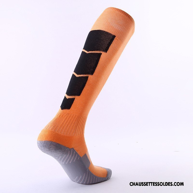 Chaussettes Longues Homme Antidérapant De Plein Air Renforcé Absorber La Sueur Mouvement Terry Blanc