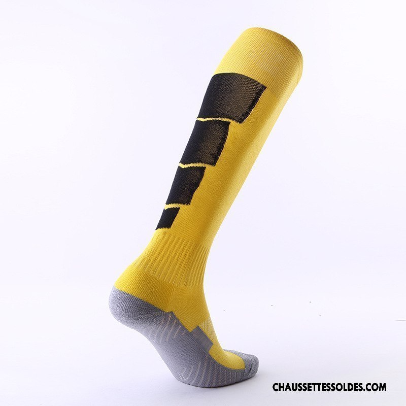 Chaussettes Longues Homme Antidérapant De Plein Air Renforcé Absorber La Sueur Mouvement Terry Blanc