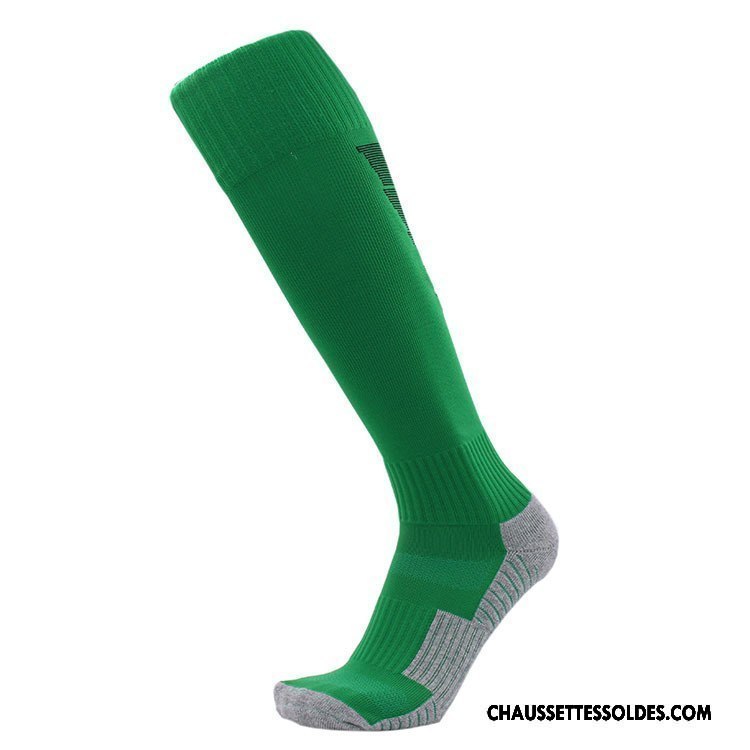 Chaussettes Longues Homme Antidérapant Mouvement Orange Serviette Haute Long Stock