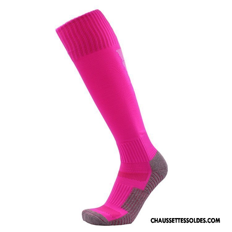 Chaussettes Longues Homme Antidérapant Mouvement Orange Serviette Haute Long Stock