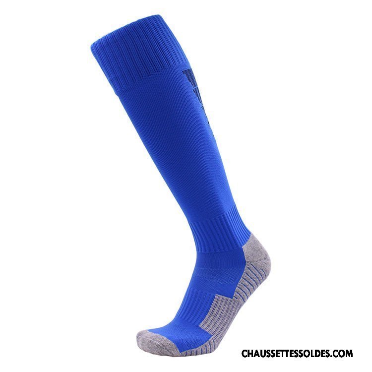 Chaussettes Longues Homme Antidérapant Mouvement Orange Serviette Haute Long Stock
