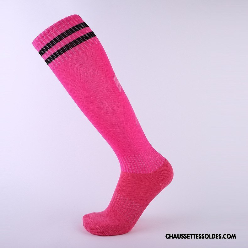 Chaussettes Longues Homme Antidérapant Porter Long Stock Renforcé Élastique Serviette Noir