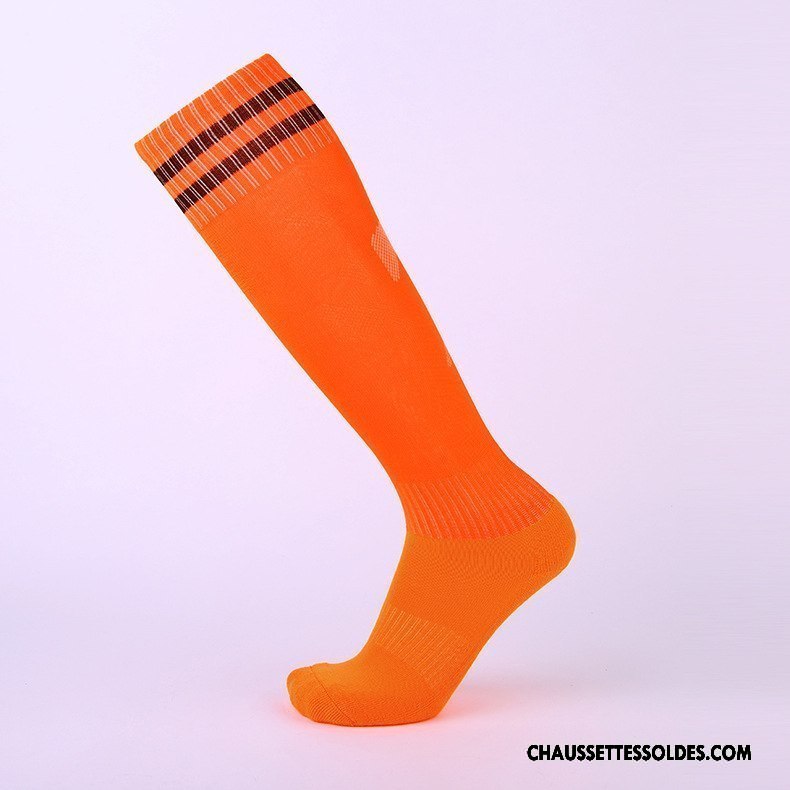 Chaussettes Longues Homme Antidérapant Porter Long Stock Renforcé Élastique Serviette Noir