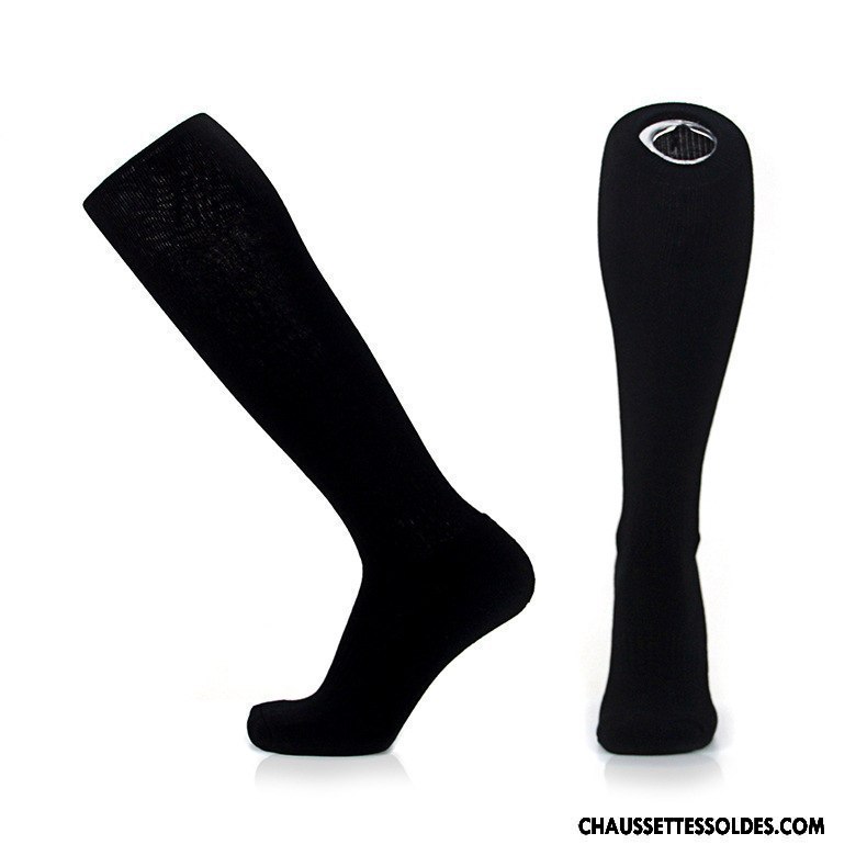 Chaussettes Longues Homme Antidérapant Serviette Mouvement Adulte Respirant Absorber La Sueur Pure Bleu