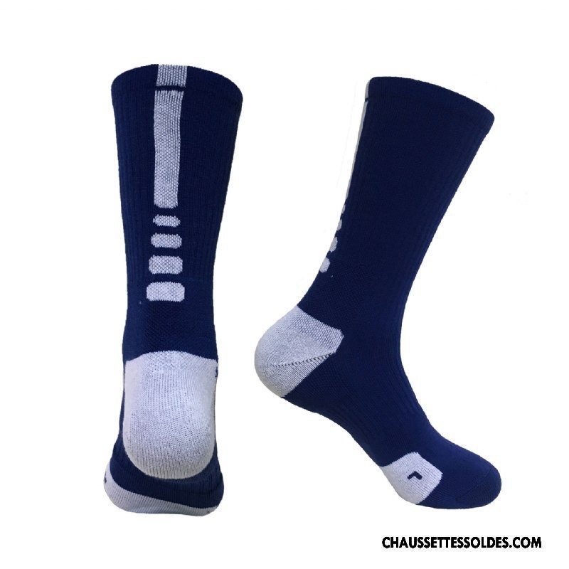 Chaussettes Longues Homme Basket Style Chaud Milieu Mouvement Terry Europe Gris