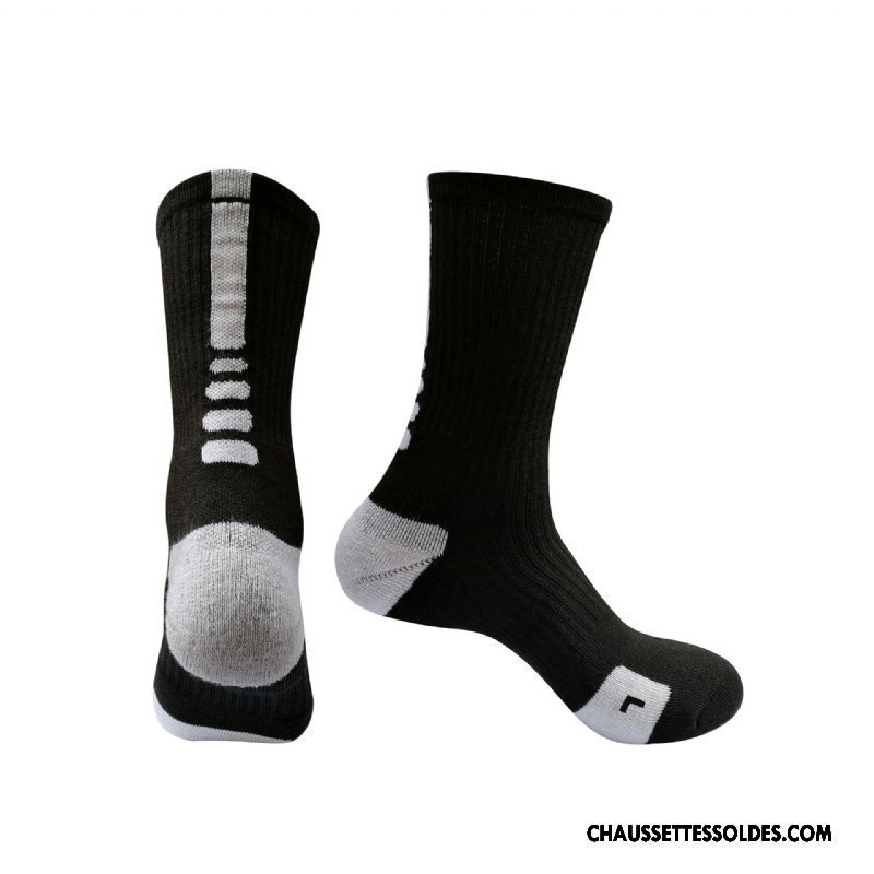 Chaussettes Longues Homme Basket Style Chaud Milieu Mouvement Terry Europe Gris