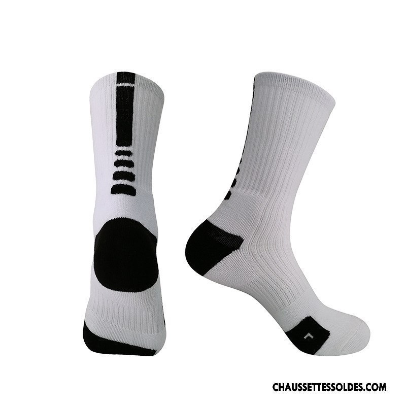 Chaussettes Longues Homme Basket Style Chaud Milieu Mouvement Terry Europe Gris