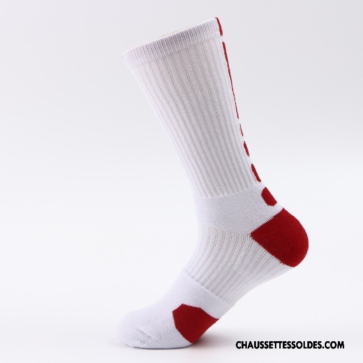 Chaussettes Longues Homme Coton Bio Haute Milieu Absorber La Sueur Cushioning Serviette Bleu
