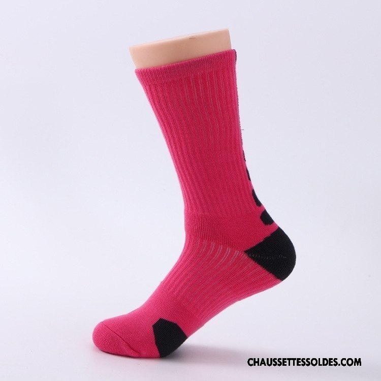 Chaussettes Longues Homme Coton Bio Haute Milieu Absorber La Sueur Cushioning Serviette Bleu