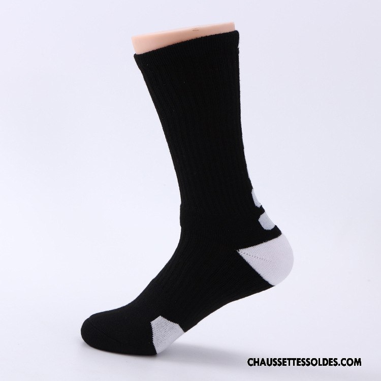 Chaussettes Longues Homme Coton Bio Haute Milieu Absorber La Sueur Cushioning Serviette Bleu