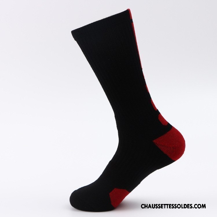 Chaussettes Longues Homme Coton Bio Haute Milieu Absorber La Sueur Cushioning Serviette Bleu